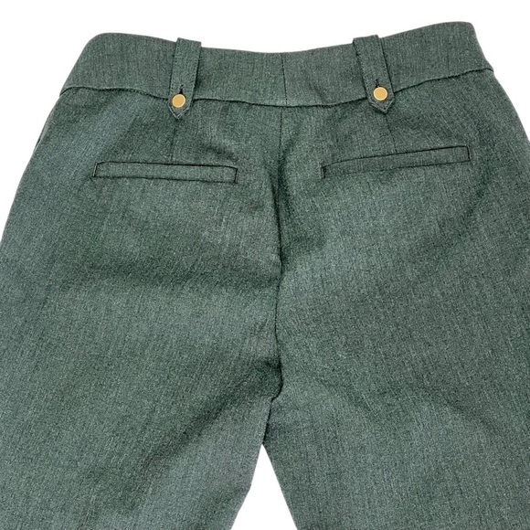 LOFT Slim Greenish Grey Straight Leg Women's Trousers Dress Pants Size 2 - Picture 5 of 13
